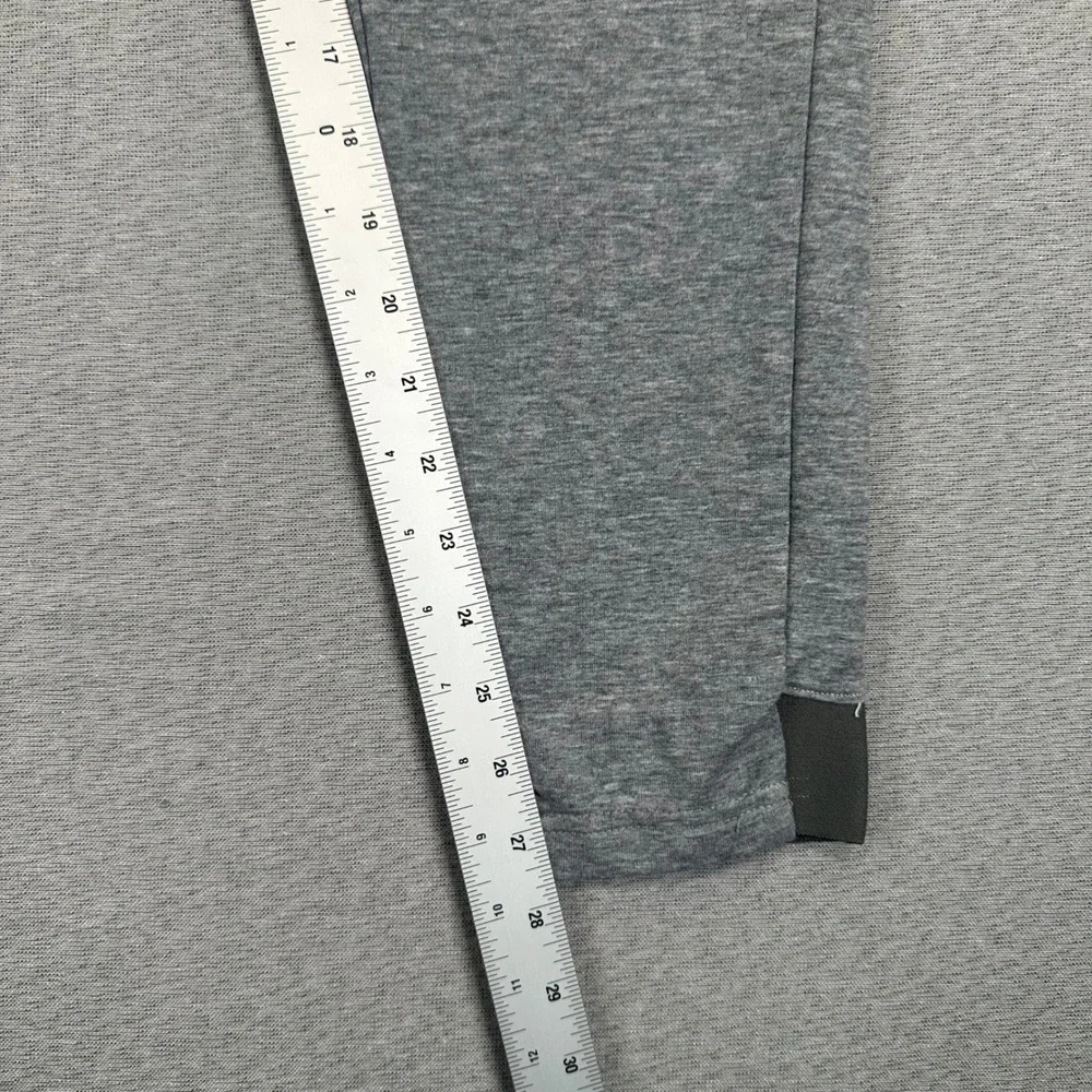 Gymshark Crest Joggers Men Medium Slim Tapered Grey Marl Sweatpants Gym Training